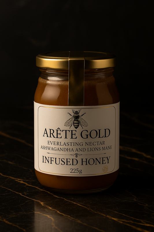 Ashwagandha & Lions Mane Infused Honey Jar